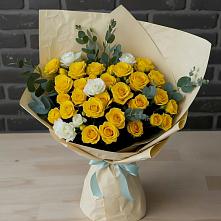 Букет цветов из:  Розы в Рудне Воронежской области