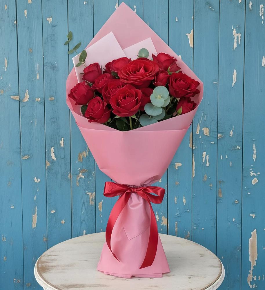 Букет цветов из: Розы в Рудне Воронежской области