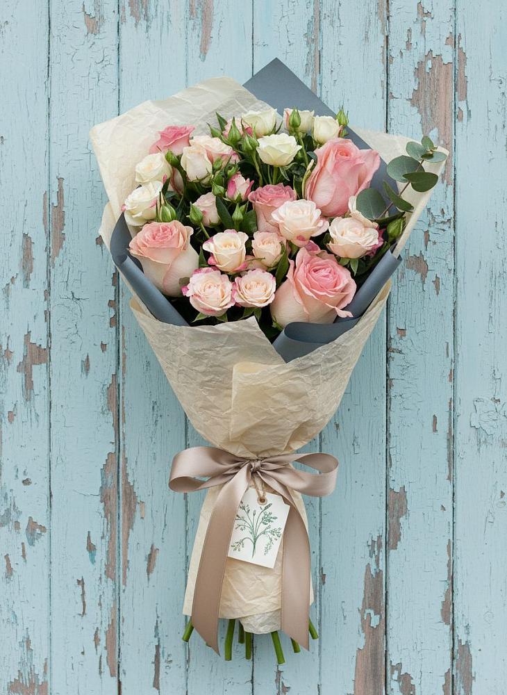 Букет цветов из: Розы в Рудне Воронежской области