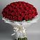 Букет 101 Красная роза Блэк Мэджик в Рудне Воронежской области