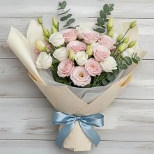 Букет цветов из:  Лизиантусы #REPLACE_PRED# Рудне Воронежской области