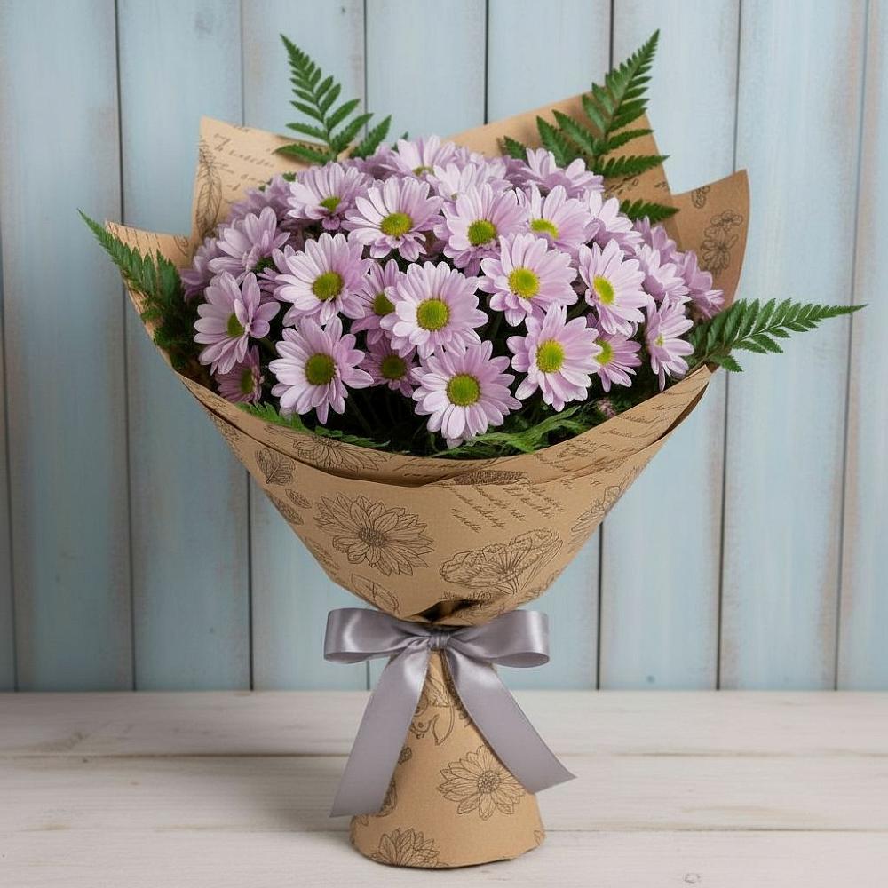 Букет цветов из: Хризантемы в Рудне Воронежской области