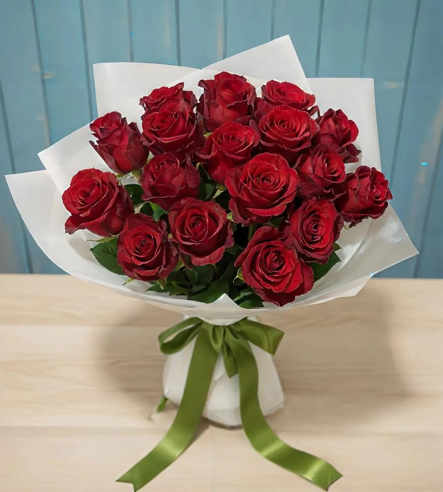 Букет Красные розы в Рудне Воронежской области