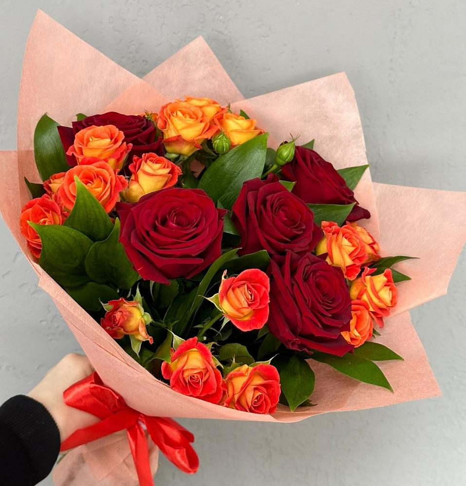 Букет Любовь и восторг в Рудне Воронежской области