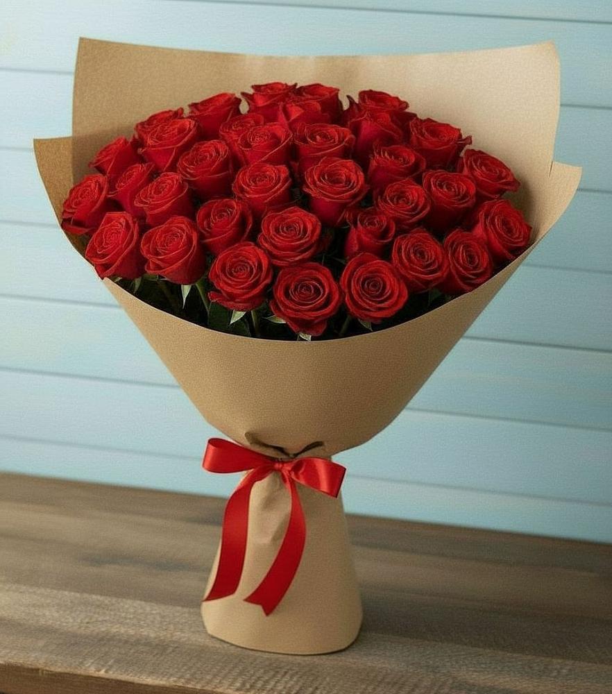 Букет Красные розы Милано в Рудне Воронежской области