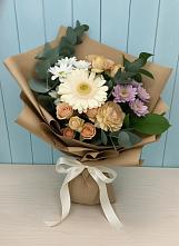 Букет цветов из:  Герберы и Хризантемы в Рудне Воронежской области