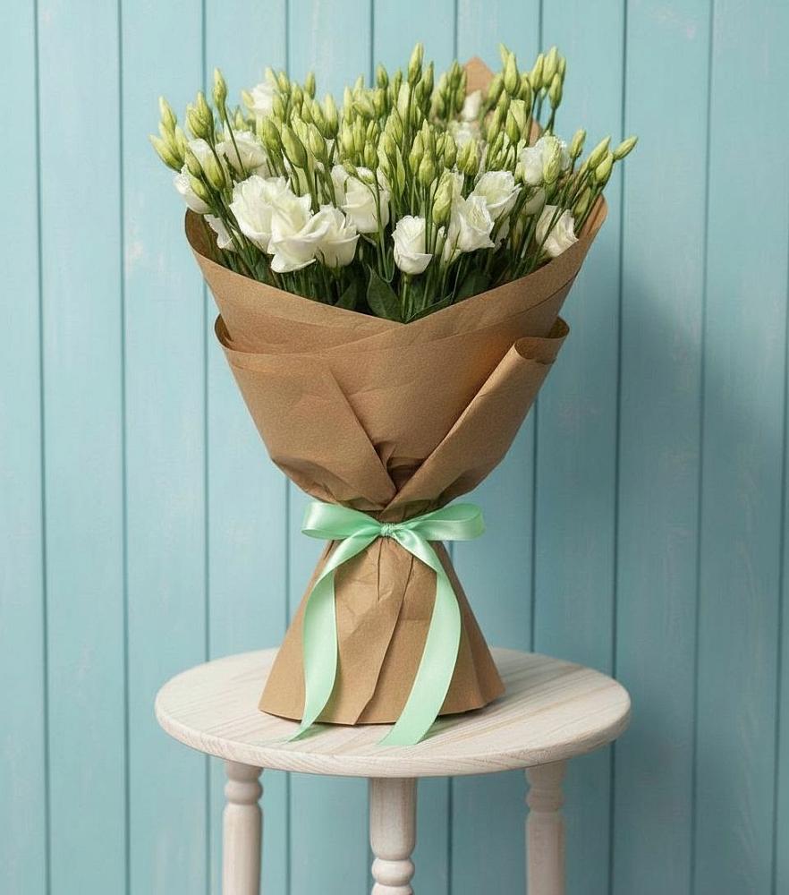 Букет цветов из: Лизиантусы в Рудне Воронежской области