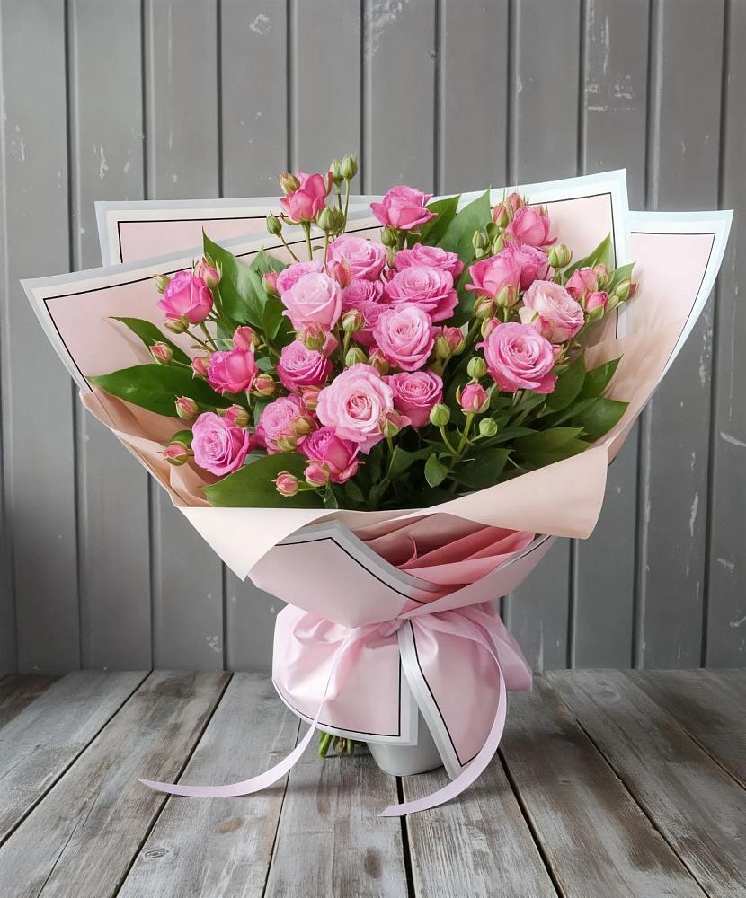 Букет Розовый кустик в Рудне Воронежской области
