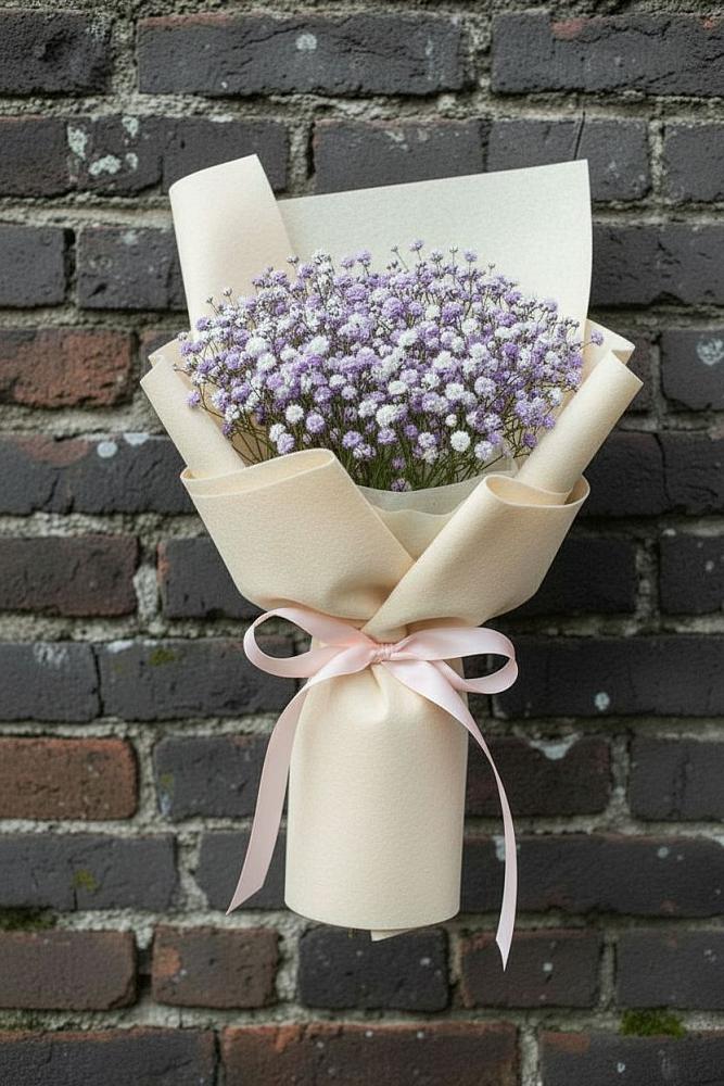 Букет цветов из: Гипсофила в Рудне Воронежской области