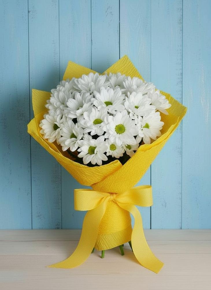 Букет цветов из: Хризантемы в Рудне Воронежской области