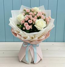 Букет цветов из:  Розы в Рудне Воронежской области