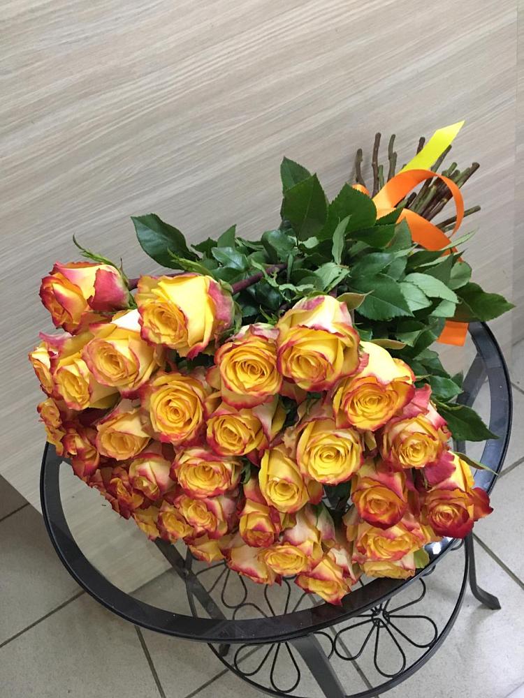 Букет Желтые розы в Рудне Воронежской области