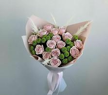 Букет цветов из:  Розы и Хризантемы #REPLACE_PRED# Рудне Воронежской области
