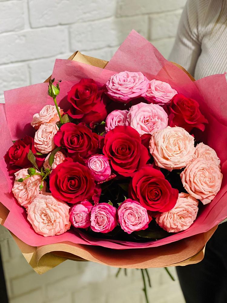 Букет цветов из: Розы в Рудне Воронежской области
