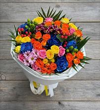 Букет цветов из:  Розы и Хризантемы #REPLACE_PRED# Рудне Воронежской области
