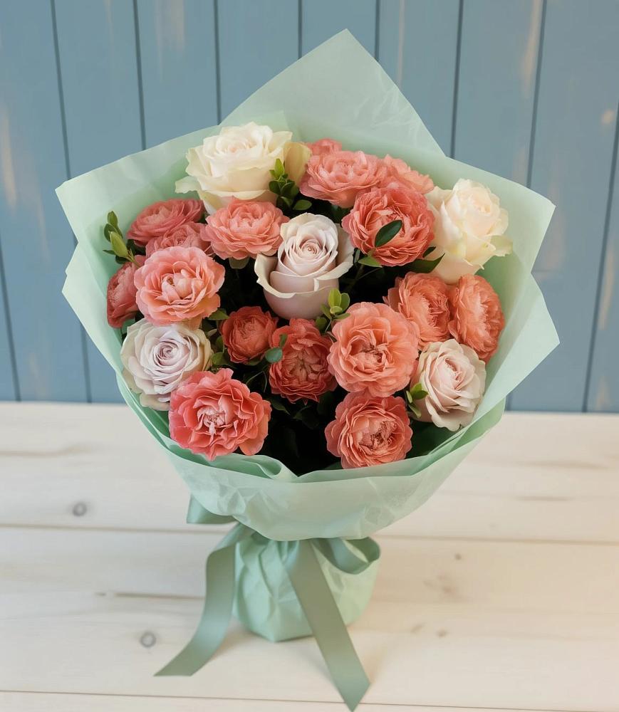 Букет цветов из: Розы в Рудне Воронежской области