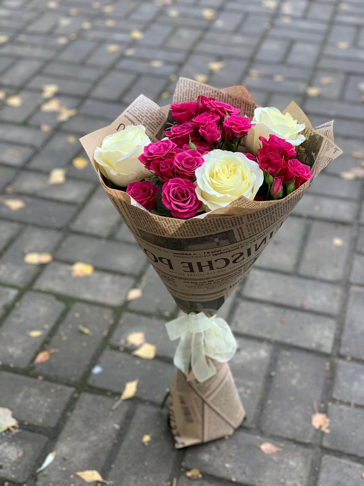 Букет цветов из: Розы в Рудне Воронежской области