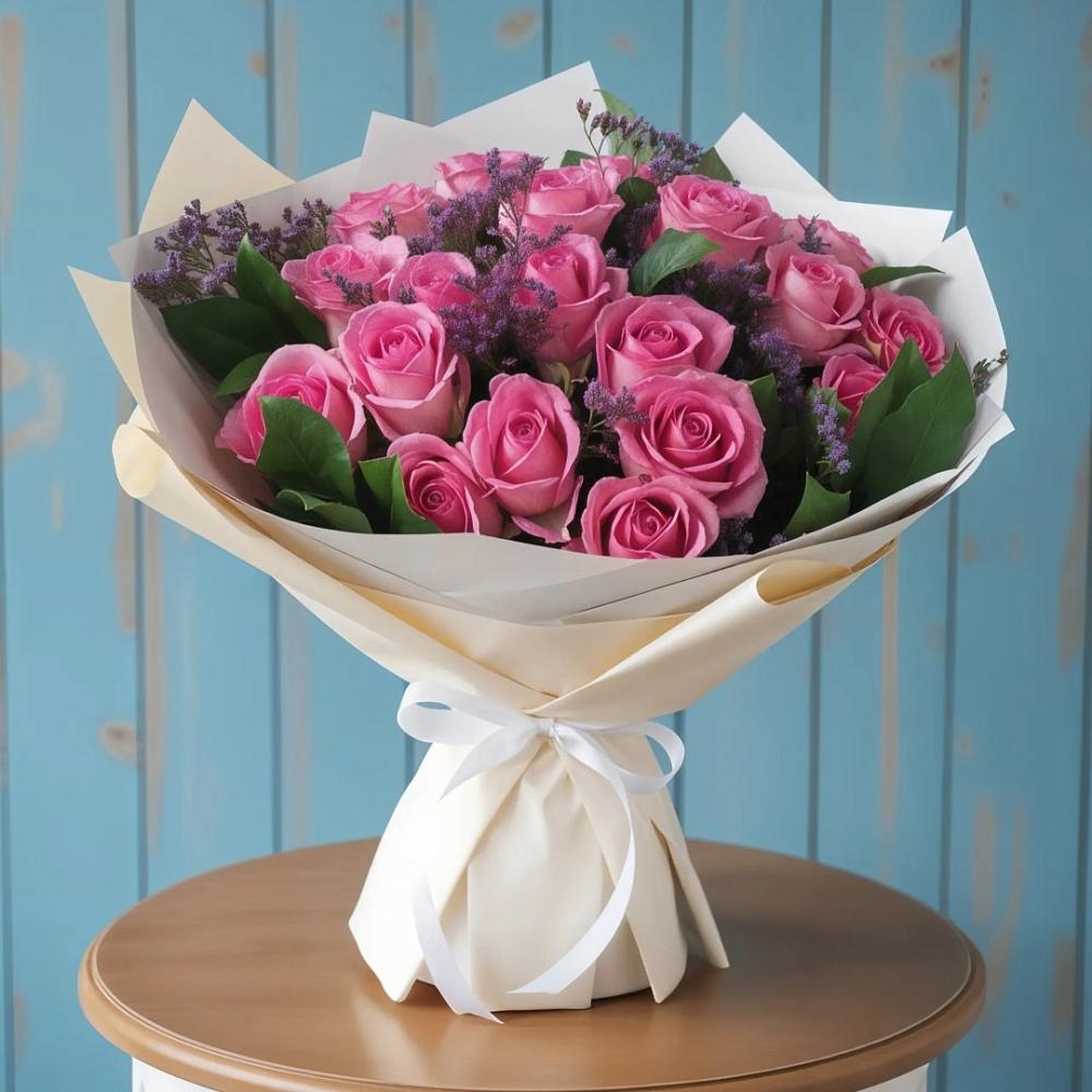 Букет цветов из: Розы в Рудне Воронежской области