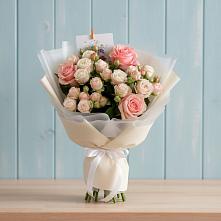 Букет цветов из:  Розы #REPLACE_PRED# Рудне Воронежской области