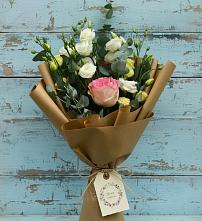 Букет цветов из:  Розы и Лизиантусы #REPLACE_PRED# Рудне Воронежской области